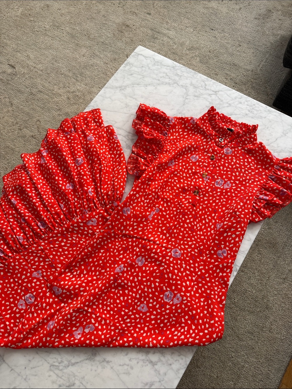 Never fully dressed floral midi dress